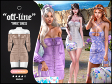 "Off-Line" x "April" Dress / Nude