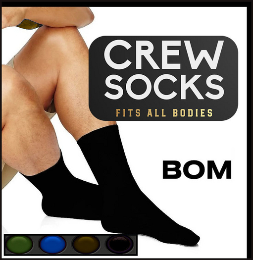 Men's Crew Socks-Fatpack - FIts all body types >>>> PROMO 70% OFF OFFER <<<<