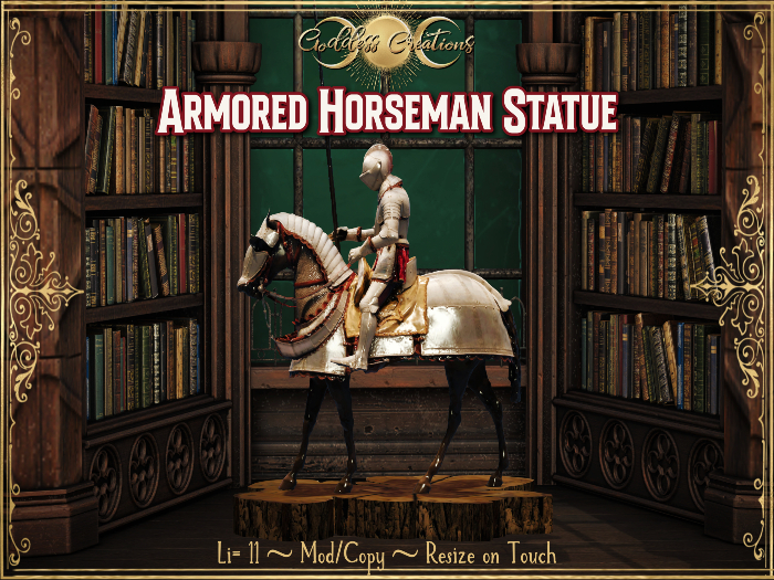 )O( GC: Armored Horseman Statue 
