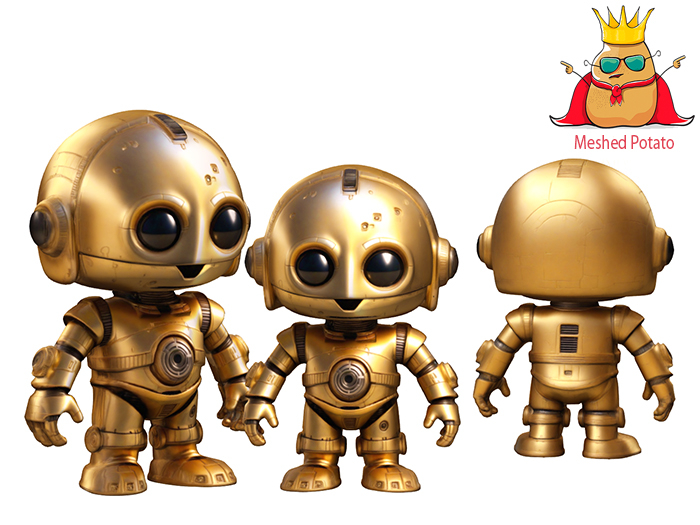 Meshed Potato - Chibi Robot Full Perm
