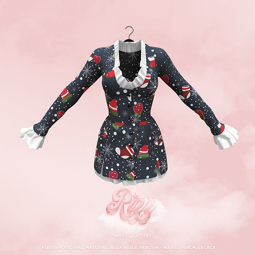 "RIZZ" X "MRS. CLAUS" - STOCKINGS