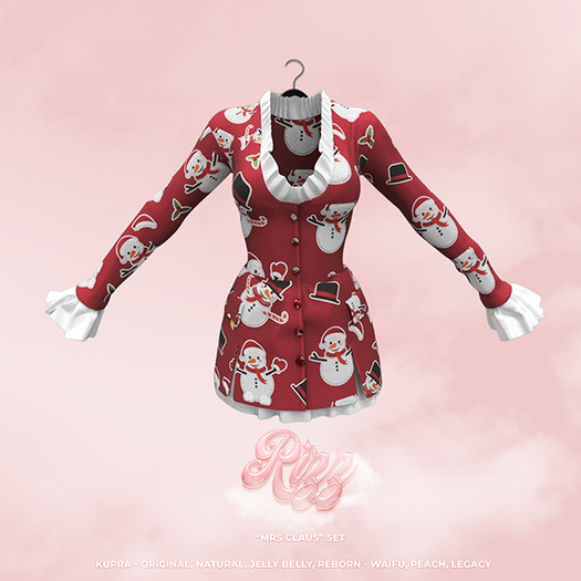 "RIZZ" X "MRS. CLAUS" - SNOWMAN