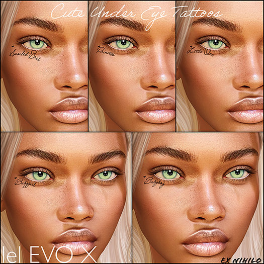 Ex Nihilo - Cutesy Under Eye Tattoos