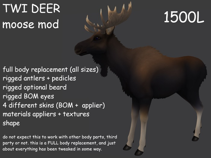 [MUMOO] // TWI Deer Moose Mod