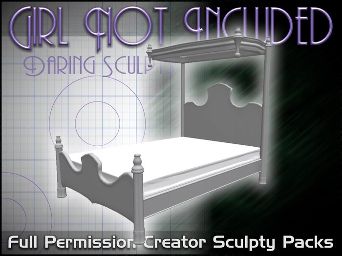 GNI Gift box - f/p Half Canopy Bed