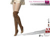 Second Life Marketplace - Full Perm Female Over The Knee Lace Up Boots ...