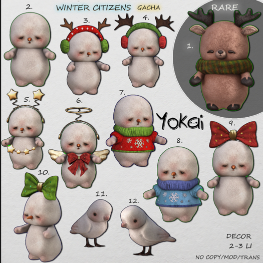 6.YOKAI - Winter Citizens - Angel Snowman