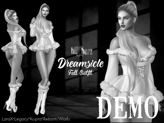 hizNherz Dreamsicle Outfit DEMO