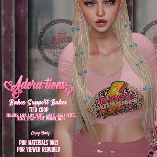 Adora-tions - Babes Support Tied Crop