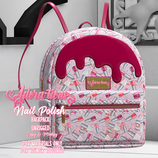 Adora-tions - Nail Polish Backpack