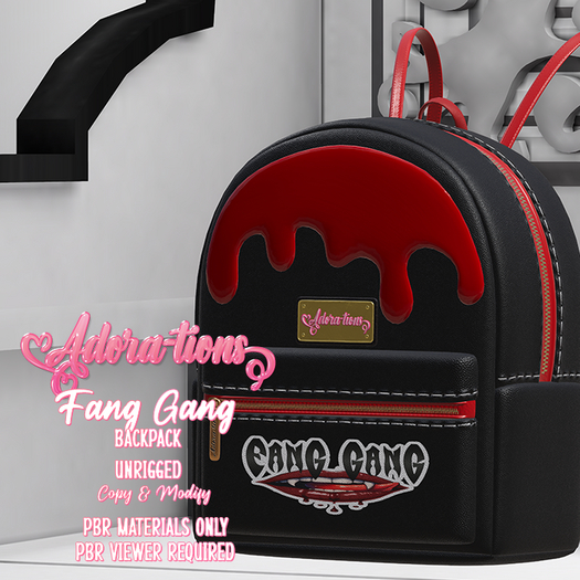 Adora-tions - Fang Gang Backpack