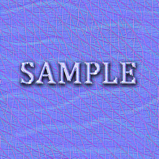 Zoy Texture [ Classic Leather Wave Seamless 01 ] Normal Map