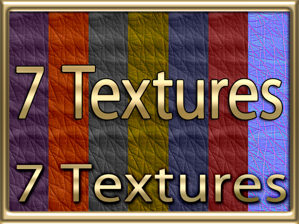 Zoy Texture [ Classic Leather Wave Seamless 01 ] 7 Textures