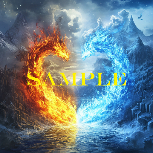 Fire and Ice Wall Art