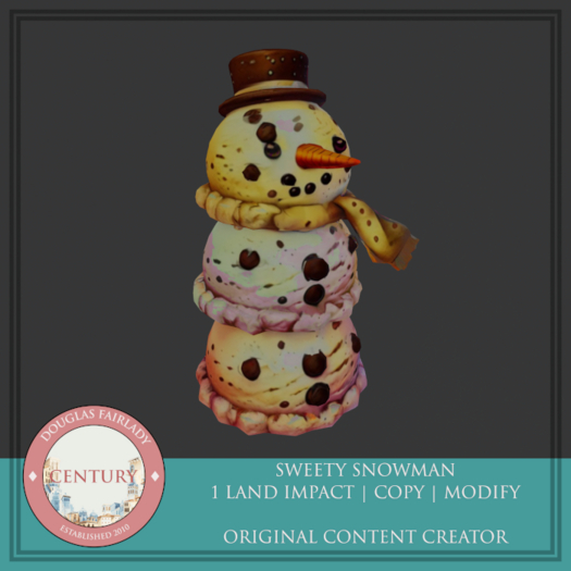 Sweety snowman - 1 LI - CopyMod mesh