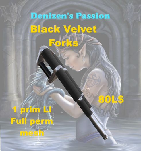 Black Velvet Bike Forks cmp mesh