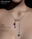SOJOUR - Necklace - Pearl drop - fatpack