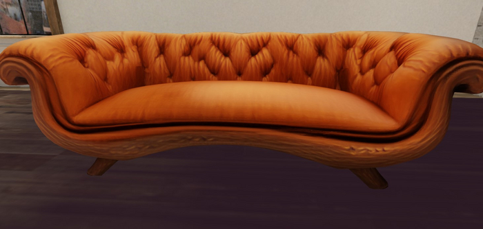 Gacha fullperm Leather Sofa