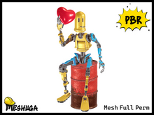 Meshuga PBR Valentines Love Robot FULL PERM MESH