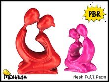 Meshuga PBR Valentines Love Statue FULL PERM MESH