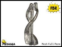 Meshuga PBR Valentines Tango Dancing Lovers Statue FULL PERM MESH