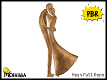 Meshuga PBR Valentines Ballad Dancing Lovers Statue FULL PERM MESH