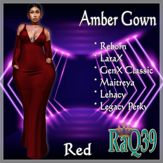 [R39] Amber Gown-Red