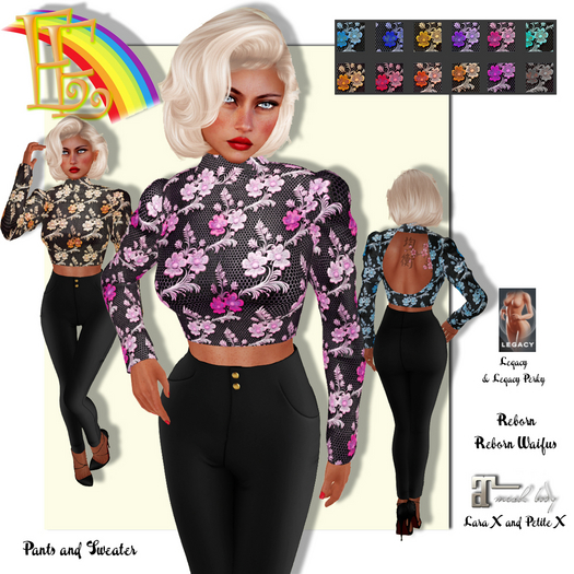E&E Helen Outfit Bicolor Lace