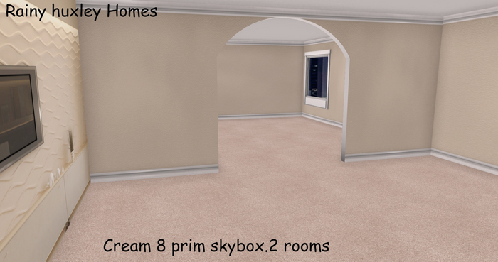 Cream 8 prim skybox