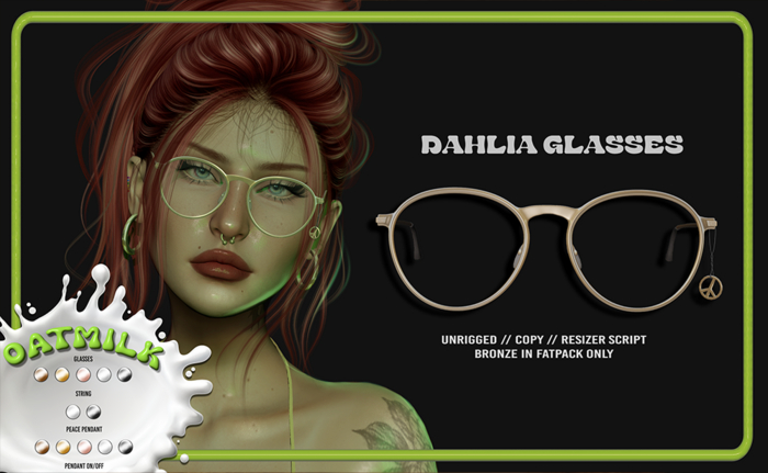 OATMILK // Dahlia Glasses // fatpack (add)