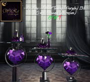 ~WiRa~ Heart Tables (Purple) (BOX)