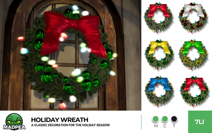 MadPea Holiday Wreath