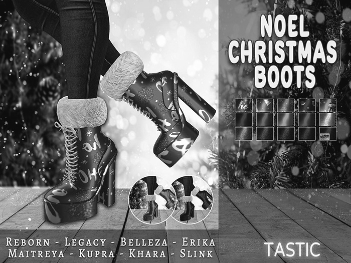 Tastic-Noel Christmas Boots Demo