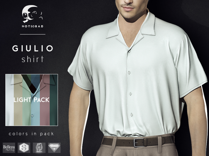 not so bad . mesh . GIULIO shirt . LIGHT PACK