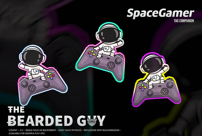 Space Gamer Tag - The Bearded Guy (wear)