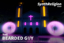 Synth Religion Backdorp - The Bearded Guy