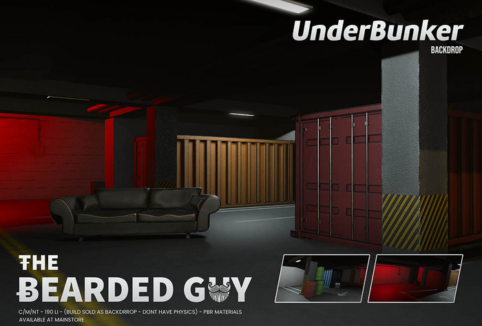 Under Bunker Backdrop - The Bearded Guy