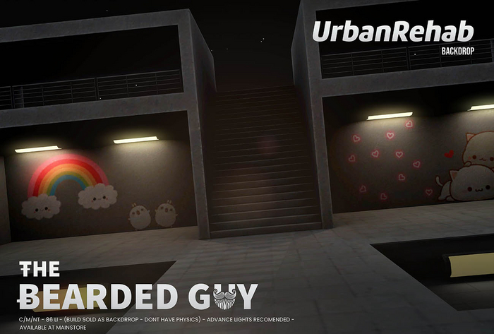 Urban Rehab Backdrop - The Bearded Guy