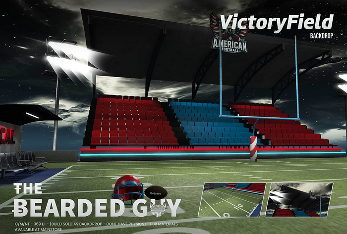 Victory Field Backdrop PBR - The Bearded Guy