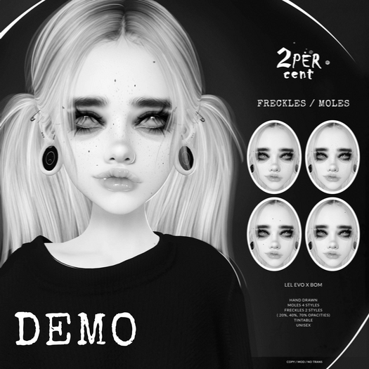 2PERcent - Freckles / Moles DEMO