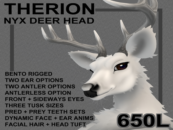 THERION - Nyx Deer Head