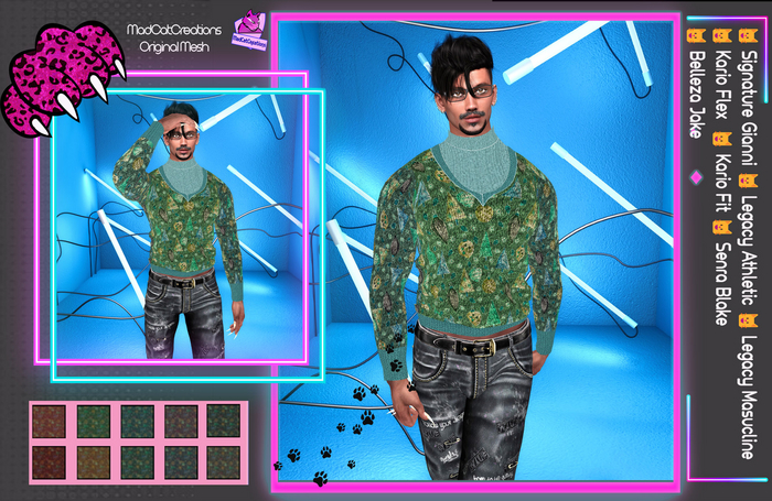 MCC - men - Xmas tree sweater w HUD