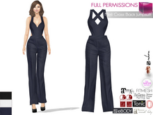 Full Perm Cross Back Jumpsuit Slink Ocacin Maitreya 5.3 LaraX Belleza All Tonic TMP Fitmesh Ebody Reborn Legacy