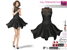 Full Perm Flaring Out Skirt Little Black Dress Slink Ocacin Maitreya 5.3 LaraX Belleza Tonic Ebody Reborn Legacy