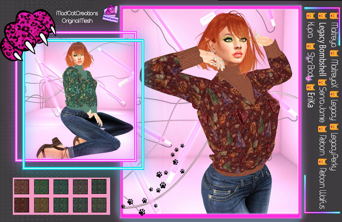 MCC - woman - xmas tree sweater w HUD