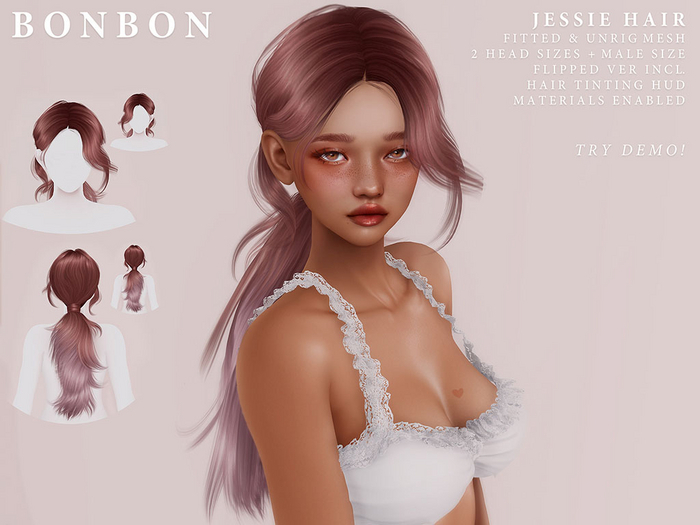 bonbon - jessie hair (fatpack)