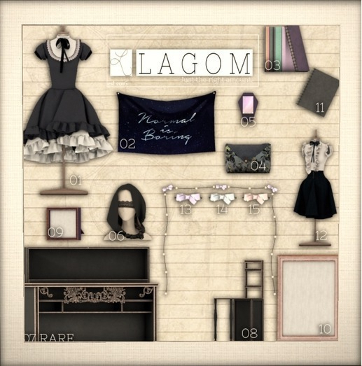 LAGOM - Ghotic Glam - [Lightstring Blue]#14