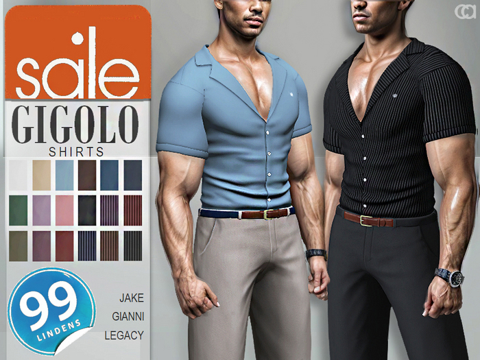 [CA] PROMO GIGOLO SHIRTS GENTS