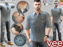CA PROMO SIGNATURE GIANNI BELLEZA JAKE SLINK VEE OUTFIT SKY