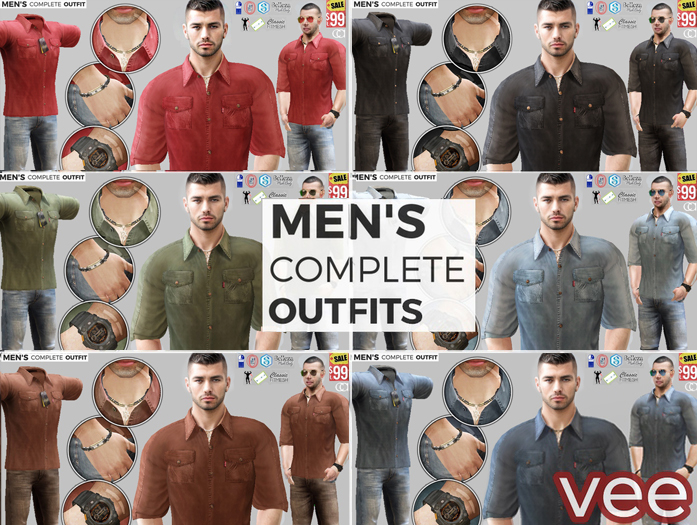 CA SIGNATURE GIANNI BELLEZA JAKE SLINK VEE COMPLETE COLLECTION